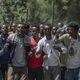 Opposition supporters of opposition leader Jawar Mohammed in Addis Ababa